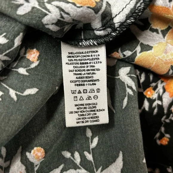 Free People Black Floral Parker Dress - Picture 9 of 9